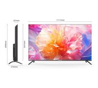 Chiq u50qm8v televisor 127 cm (50') 4k ultra hd smart tv wifi gris, pl