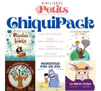 CHIQUIPACK PETITS: MINILIBROS en MAYÚSCULAS para APRENDER A LEER: 3