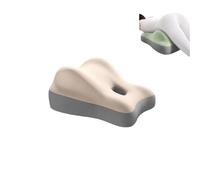 Chiro Monk Couple Pillow,Sweet Spot Pillow, 27° Angle Perfect Position,Comfort Memory Foam Wedge Pillows,Ergonomic Multi-Functional Bed Pillow,Provides Waist Support,for All Postures (Beige)