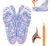 Chiro Socks, calcetines de reflexología con herramienta de masaje de puntos gatillo, calcetines de reflexología de pies, calcetines de tabla de reflexología, calcetines de masaje de acupresión para