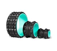Chirp Wheel XR Juego de 3 Foam Roller - 25 cm para acupresión, 15 cm para amasar el pulgar y 10 cm para aliviar la tensión del cuello. - Rodillo de espuma para masaje muscular profundo.