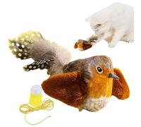 Chirping Bird Cat Toy, Interactive Bird Toy, Cats Play Toy, Realistic Chirping, Touch Activated, Kitten Exercise Toy, Cute Catnip Toys, All Breed Cats, Tweeting Cat Toy, Fun Cat Activity, realistic so