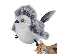 Chirping Bird Cat Toy, Touch Activated Cat Toy, Interactive Cat Exercise Toys, Cat Toy With Sound And Feather, Automatic Cat Toy, Cat Toy For Indoor, Cat Toy, Interactive Cat Feather Toy