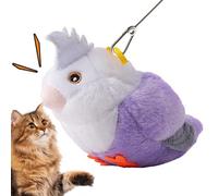 Chirping Cat Toy, Cat Chew Exercise Toys, Touch Activated Animal Toy, Interactive Cat Toy, Animal Sounds Cat Toy, Hunting Toys, Plush Cat Exercise Toy, Pet Stimulation Toys, Engaging Cat Playthings