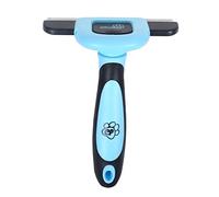 Chirpy Pets Cepillo para perros y gatos para desprendimiento, la mejor herramienta de aseo para mascotas de pelo largo y corto, reduce el pelo de perros y gatos en más del 90%, la herramienta de