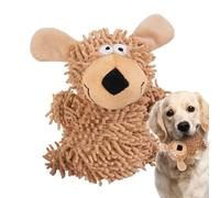 Chirriador interactivo de larga duración | Juguetes chirriantes fiables para perros con fuerza de masticación | Juguetes de apoyo para perros | Para mascotas, interiores, hogar, sala de estar