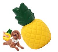 chirriante para Perros pequeños | de Inteligencia con diseño de piña para activar, masticable con chirriador | para Interiores y Exteriores, jardín, Entrenamiento de búsqueda