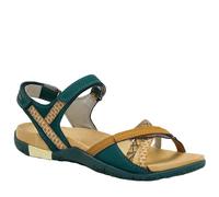 CHIRUCA Sandalias Mujer Valencia 14 Petróleo Camel (Sistema tallas calzado EU, Adolescente, Mujer, Números, mediano, 38)