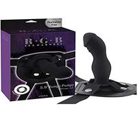 Chisa Arnés Con Dildo Rumpy Silicona Negro - 220 gr