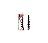 Chisa Cadena Anal Lovers 19 Cm Beads Silicona Negro - 70 gr