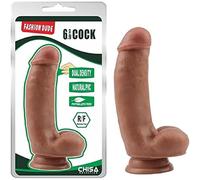 Chisa Dildo Dual Density Fashion Dude 17.2 X 4.1 Cm Bronceado - 200 gr