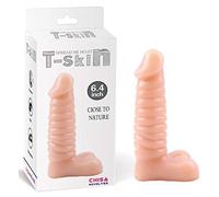 Chisa Dildo Spread Me N7 T-Skin 16.5 x 4 cm Natural - 150 gr