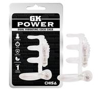 CHISA Funda para el Pene Dual Vibrating Cock Cage 200 g
