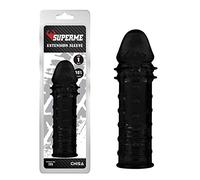 Chisa Funda para el Pene Extra Texture Negro - 150 gr