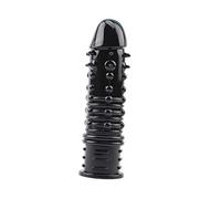 Chisa Funda Para El Pene Swirls Negro - 90 gr