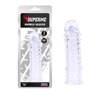 Chisa Funda Para El Pene Swirls Transparente - 90 gr