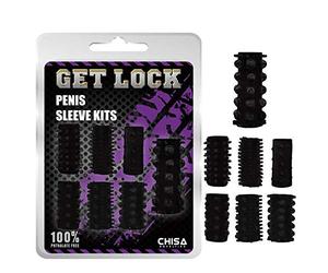Chisa Kit de Fundas para el Pene Negro - 50 gr