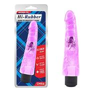 Chisa Vibrador Hi-Rubber 23 x 5.5 cm Purpura - 200 gr