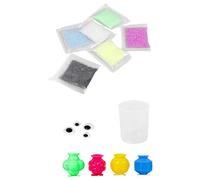 CHISHAYA Castillo hinchable para manualidades a partir de 8 años, castillo hinchable colorido, caja de manualidades para experimentos científicos, hasta 5 castillos hinchables, apretar un frijol