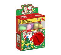 CHISHAYA Minicaja de Navidad Mestery con 6 huevos sorpresa seleccionados al azar, 1 huevo sorpresa de Navidad de una figura de Navidad como regalo de fiesta entregado San Valentín (B, talla única)