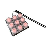 CHISHAYA Soundkeyboard - Teclado de juguete para escuela, viajes, ansiedad, llavero de regalo, bola de lanzamiento, juguete sensorial (G, talla única)