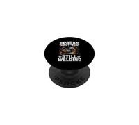 Chispas Volando Todavía Soldadura Soldador Metal Trabajador Hombres PopSockets PopGrip Adhesivo