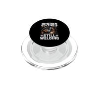 Chispas Volando Todavía Soldadura Soldador Metal Trabajador Hombres PopSockets PopGrip para MagSafe
