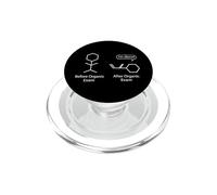 Chiste de química Divertida Química Orgánica Juego de Palabras Estudiante Maestro PopSockets PopGrip para MagSafe