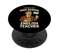 Chiste divertido del profesor de inglés masculino de secundaria PopSockets PopGrip Adhesivo