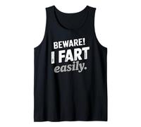 Chiste divertido Me tiro un pedo fácilmente sarcástico Camiseta sin Mangas