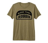 Chiste Divertido sobre el Bourbon, los Grupos sanguíneos Camiseta Premium