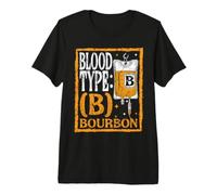Chiste Divertido sobre el Bourbon, los Grupos sanguíneos Camiseta Premium