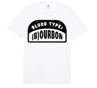 Chiste Divertido sobre el Bourbon, los Grupos sanguíneos Comfort Colors Adult Heavyweight T-Shirt