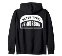 Chiste Divertido sobre el Bourbon, los Grupos sanguíneos Sudadera con Capucha