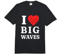 Chiste Divertido Surfista Que Amo (Am Scared of) Big Waves Surf Humor Comfort Colors Adult Heavyweight T-Shirt