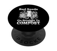 Chiste humorístico de Rana de jardinería PopSockets PopGrip Adhesivo