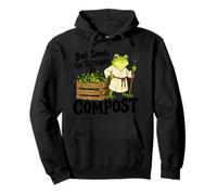 Chiste humorístico de Rana de jardinería Sudadera con Capucha