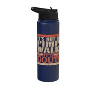 Chiste: «No es el paso de un proxeneta, es gota». Chiste Stainless Steel Insulated Water Bottle