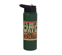 Chiste: «No es el paso de un proxeneta, es gota». Chiste Stainless Steel Insulated Water Bottle