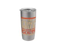 Chiste: «No es el paso de un proxeneta, es gota». Chiste Vaso térmico de acero inoxidable de doble pared