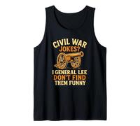 Chistes de la Guerra Civil Retro Divertido Diseño Histórico Camiseta sin Mangas