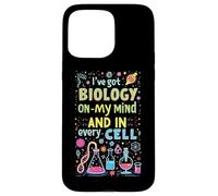 Chistes divertidos de biología Materia escolar Biólogo Profesor de ciencias Carcasa para iPhone 15 Pro Max