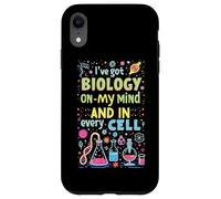 Chistes divertidos de biología Materia escolar Biólogo Profesor de ciencias Carcasa para iPhone XR