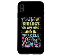 Chistes divertidos de biología Materia escolar Biólogo Profesor de ciencias Carcasa para iPhone XS Max