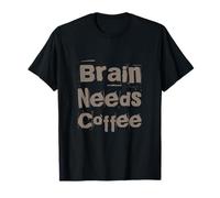 Chistes Divertidos de café Citas Divertidas de Trabajo Divertido Cerebro Necesita café Camiseta
