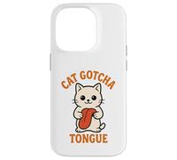 Chistes divertidos de gatos para hombres, mujeres, niños, humor, humor Carcasa para iPhone 14 Pro
