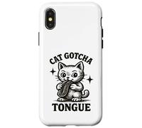 Chistes divertidos de gatos para hombres, mujeres, niños, humor, humor Carcasa para iPhone X/XS