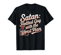 Chistes Divertidos de Satanás Jesús religioso Cristiano Creyente Camiseta
