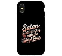 Chistes Divertidos de Satanás Jesús religioso Cristiano Creyente Carcasa para iPhone X/XS