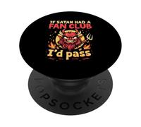 Chistes Divertidos de Satanás Jesús religioso Cristiano Creyente PopSockets PopGrip Adhesivo